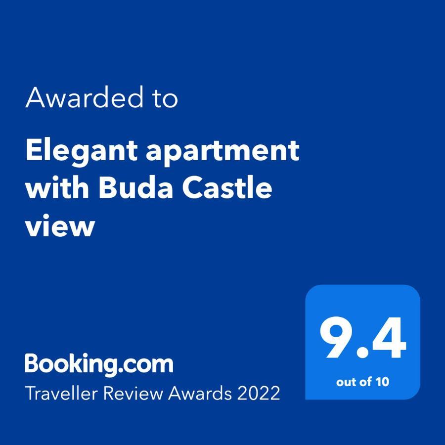Elegant Apartment With Buda Castle View Budapest Exterior foto